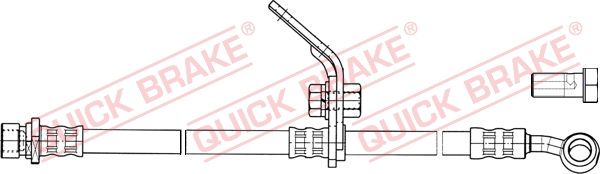 QUICK BRAKE Тормозной шланг 50.844X